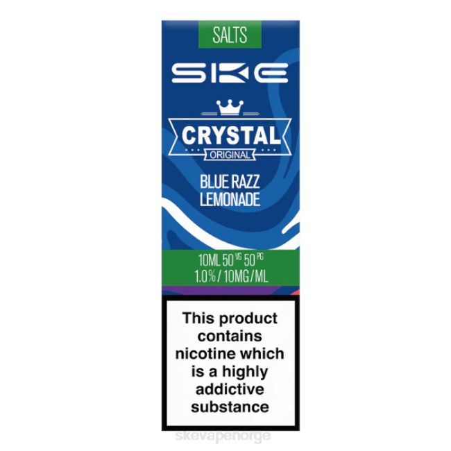 SKE Crystal Bar | SKE krystall nic salt - 10 ml blå razz lemonade 2DJR111