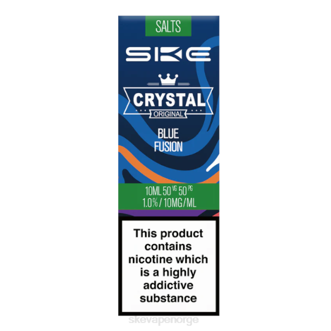 SKE Vape Flavours | SKE krystall nic salt - 10 ml blå fusjon 2DJR110