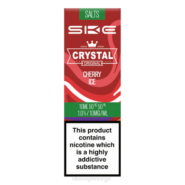 SKE Vape | SKE krystall nic salt - 10 ml kirsebæris 2DJR114