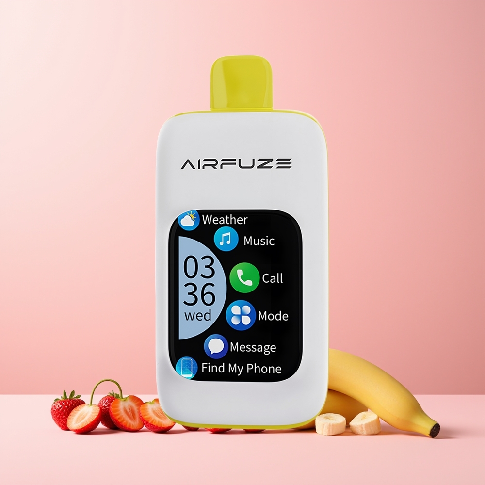 AirFuze Smart 30000 Puffs Norge Engros 5% Nikotin Type-C Jordbær Banan