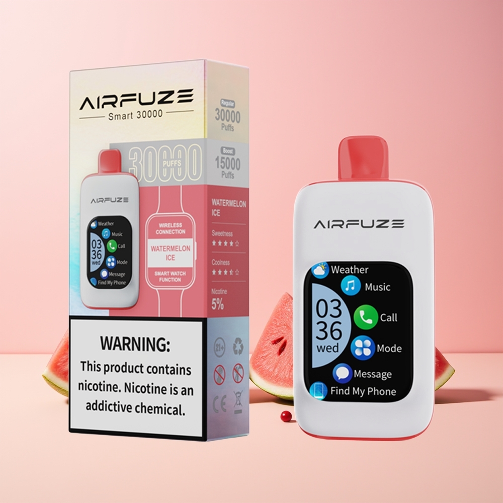 AirFuze Smart 30000 Puffs Norge Engros 5% Nikotin Type-C Vannmelon Is