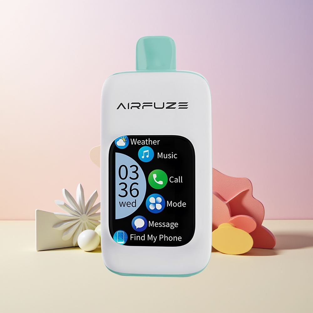 AirFuze Smart 30000 Puffs Norge Engros Regnbue Frukt Sprengning 2.01"TFT 900mAh Type-C