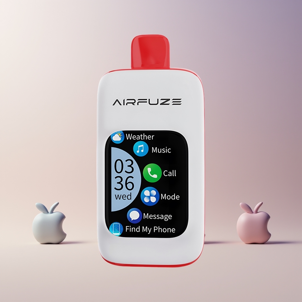 AirFuze Smart 30000 Puffs Norge Engros Triple Eple 2.01"TFT 900mAh Type-C
