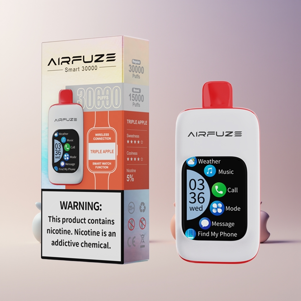 AirFuze Smart 30000 Puffs Norge Engros Triple Eple 2.01