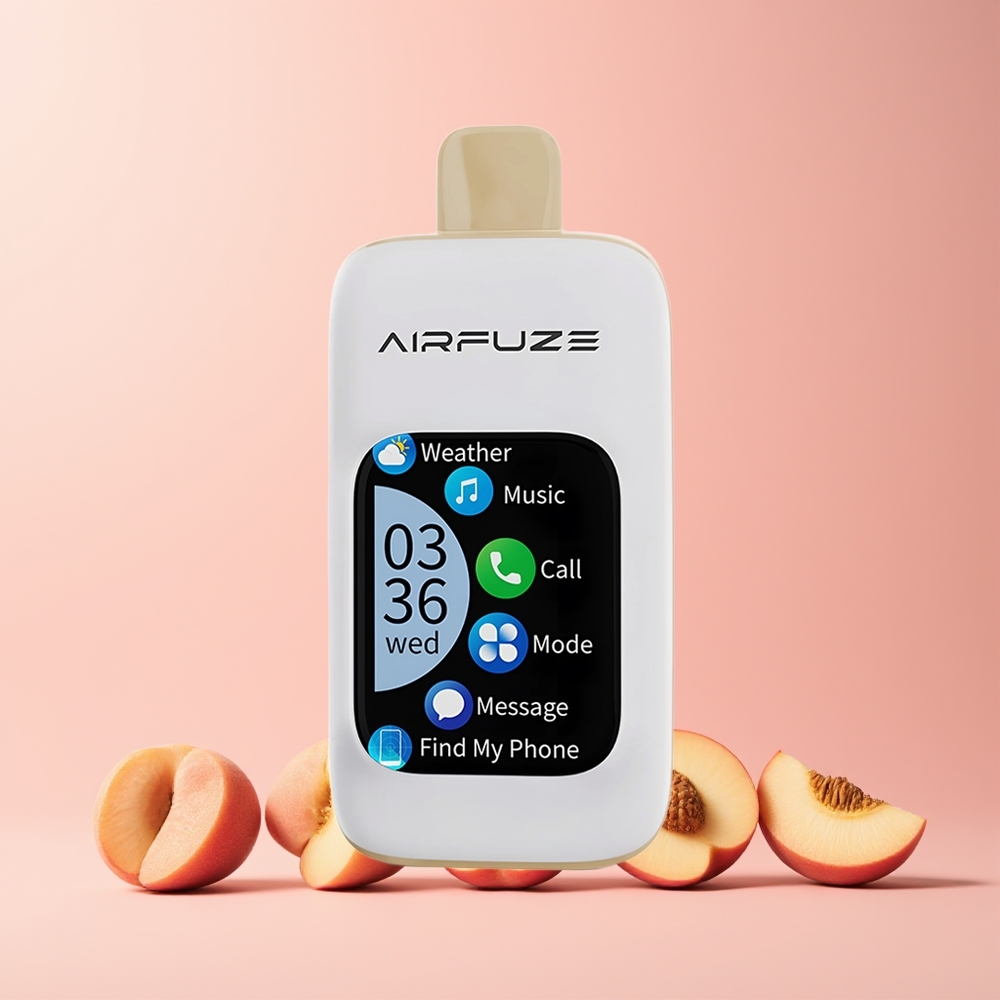 AirFuze Smart Pro 40000 Puffs 20ML 900mAh Norge Engros Juicy Peach (Saftig Fersken)