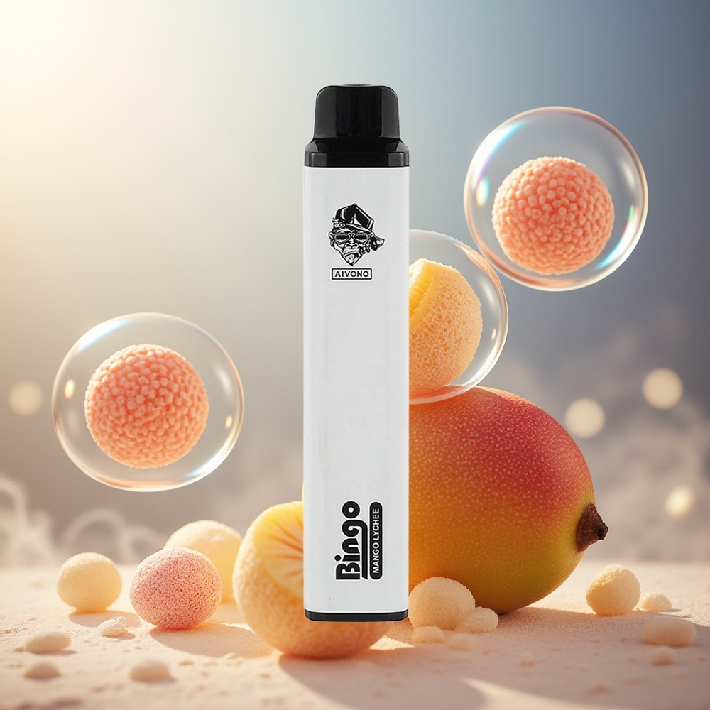 Aivono Aim Bingo 4000 Puffs 10mL 1000mAh Norge Engros Mango Lychee