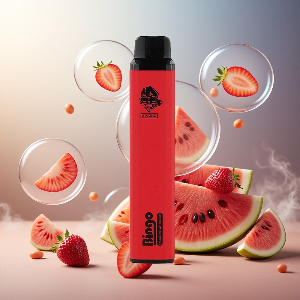 Aivono Aim Bingo 4000 Puffs Norge Engros 1000mAh 10mL Jordbær Vannmelon