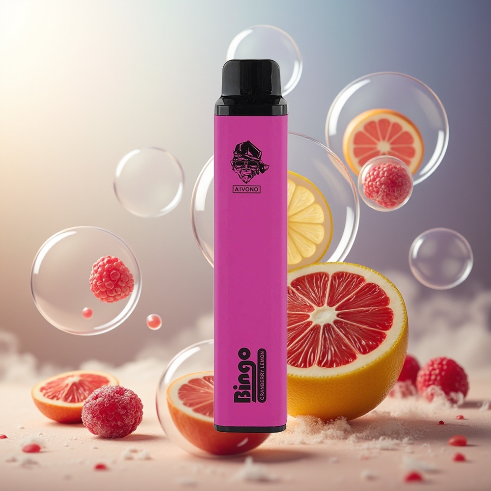 Aivono Aim Bingo 4000 Puffs Norge Engros 10mL 1000mAh 5% Bringebær Sitron