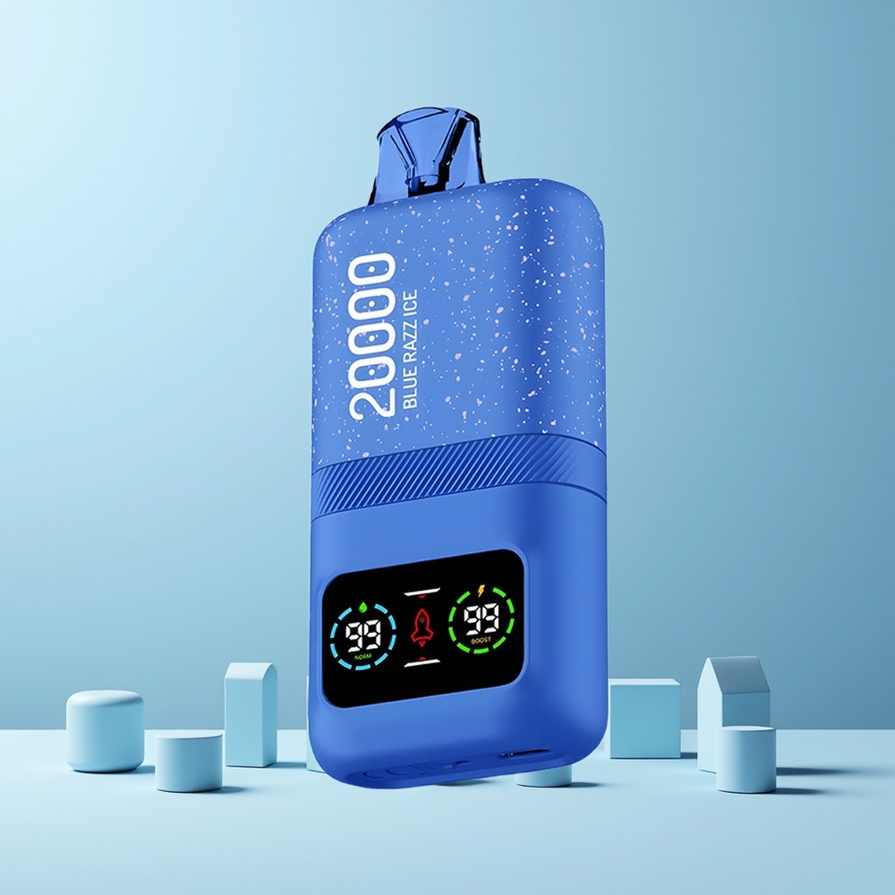 Aivono Aim Magic 20000 Puffs Dual Mesh LCD Blå Bringebær Is Norge Engros