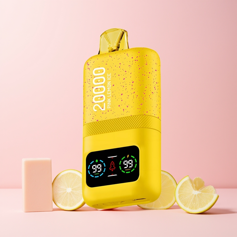 Aivono Aim Magic 20000 Puffs Dual Mesh LCD Norge Engros Rosa Sitron Is