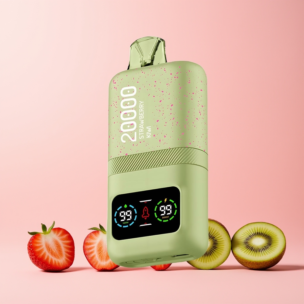 Aivono Aim Magic 20000 Puffs Norge Engros Dual Mesh LCD Jordbær Kiwi