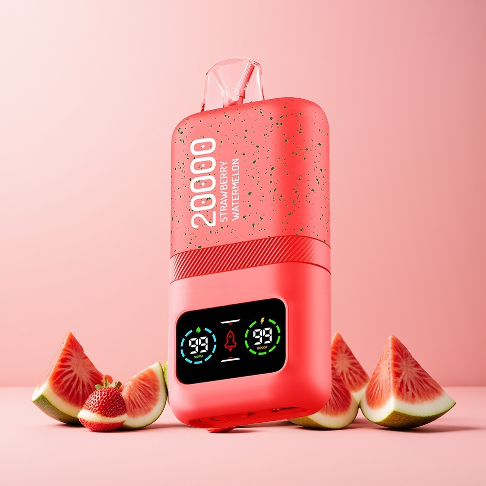 Aivono Aim Magic 20000 Puffs Norge Engros Dual Mesh LCD Jordbær Vannmelon