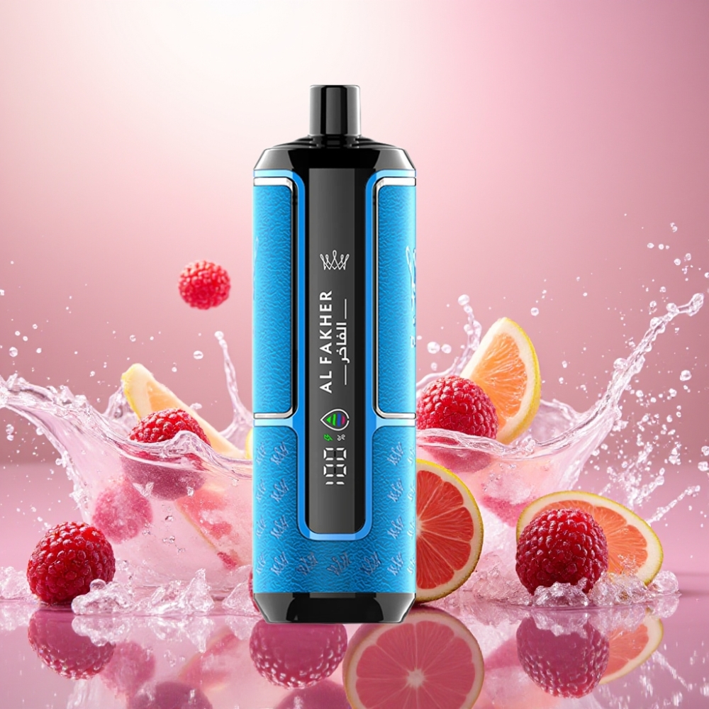 Al Fakher Crown Bar 15K Hypermax Engangs Vape Norge Engros 22ml 600mAh Bær Is
