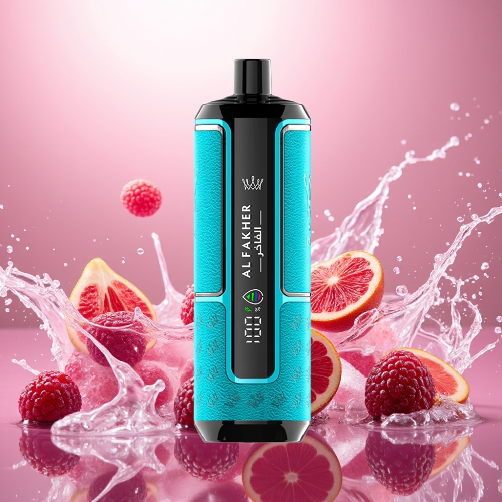 Al Fakher Crown Bar 15K Hypermax Engros Norge Elektronisk Sigarett med 22ml væske, 600mAh batteri, Type-C lading, 15 000 puff, DTL, 20mg nikotin, Svakbær Is
