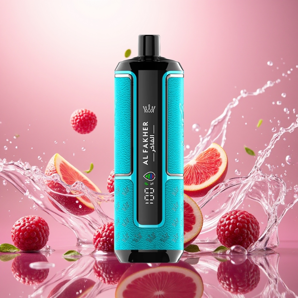Al Fakher Crown Bar 15K Hypermax Norge Engros 22ml 600mAh Type-C Svartkrusbær Mynte