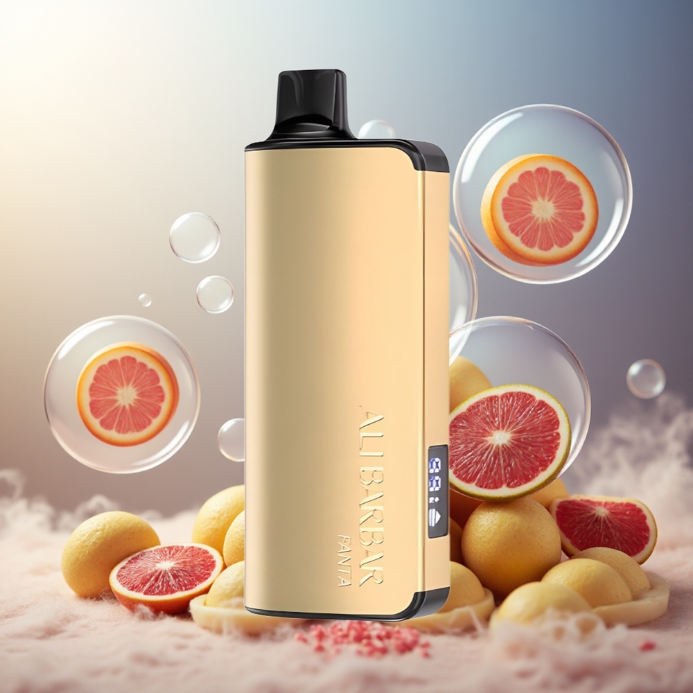 Alibarbar Ingot 9000 Puffs Engangs Vape Fanta Norge Engros 22ml 2350mAh LED