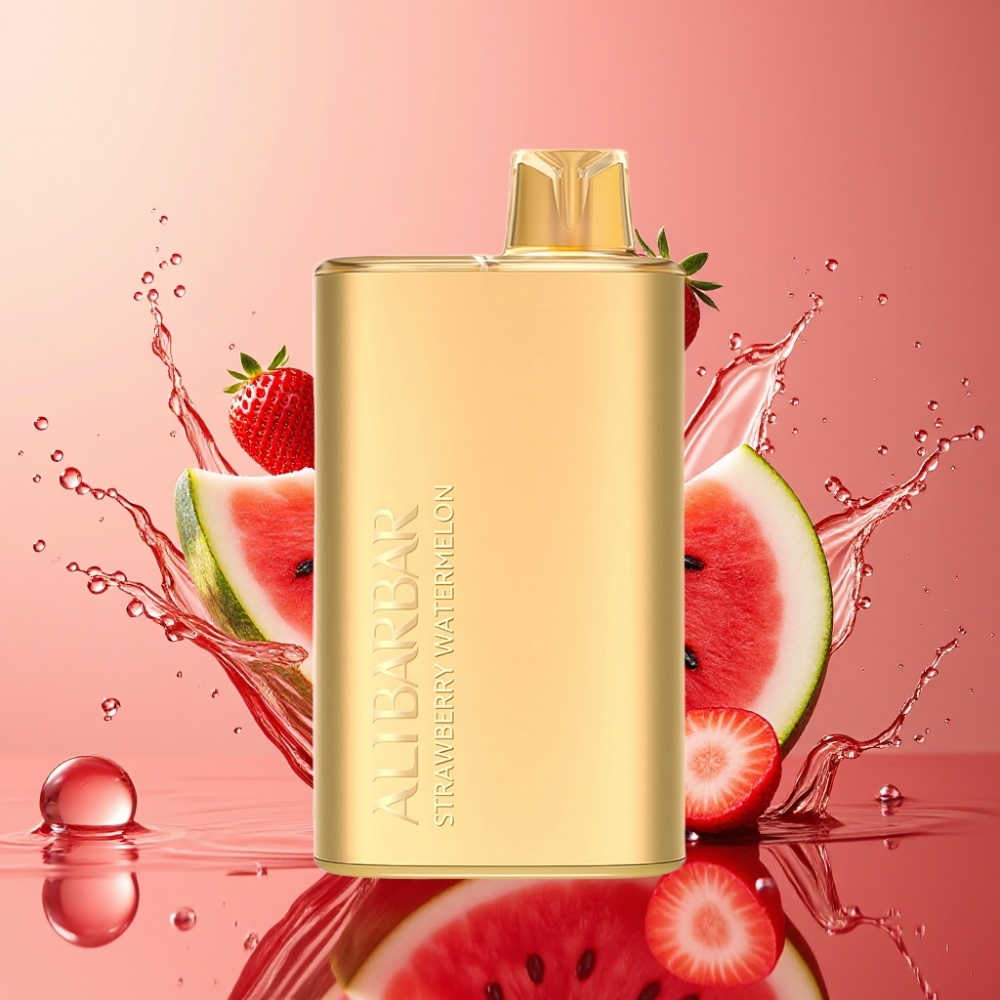 Alibarbar Rich 8000 Norge Engros Jordbær Vannmelon 20ml 2000mAh Ikke-Oppladbar