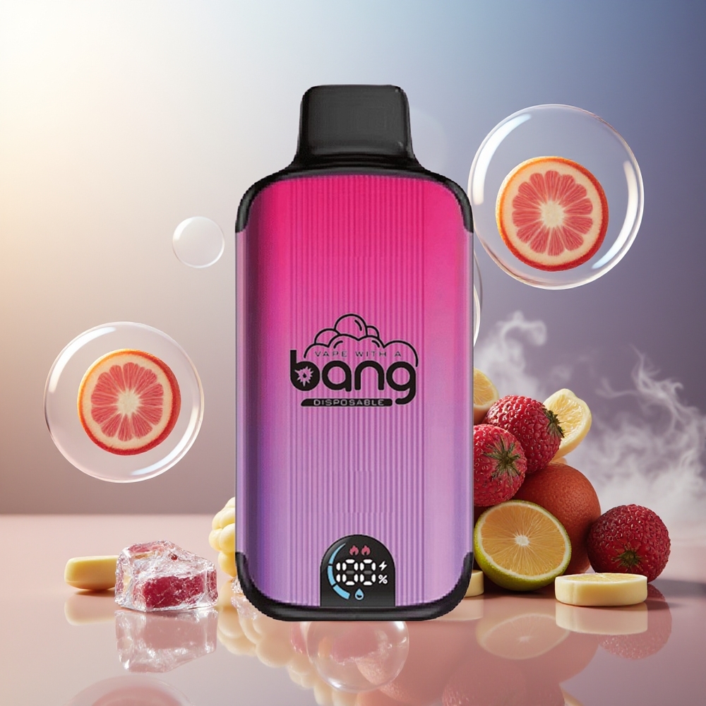 Bang 20000 Puffs Engangs Vape Drueis Norge Engros 13400mAh Dual Mesh Smart Skjerm