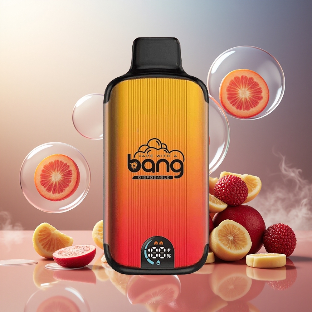Bang 20000 Puffs Engangs Vape Rødt Dyr Dual Mesh Norge Engros 13400 Battery Type-C