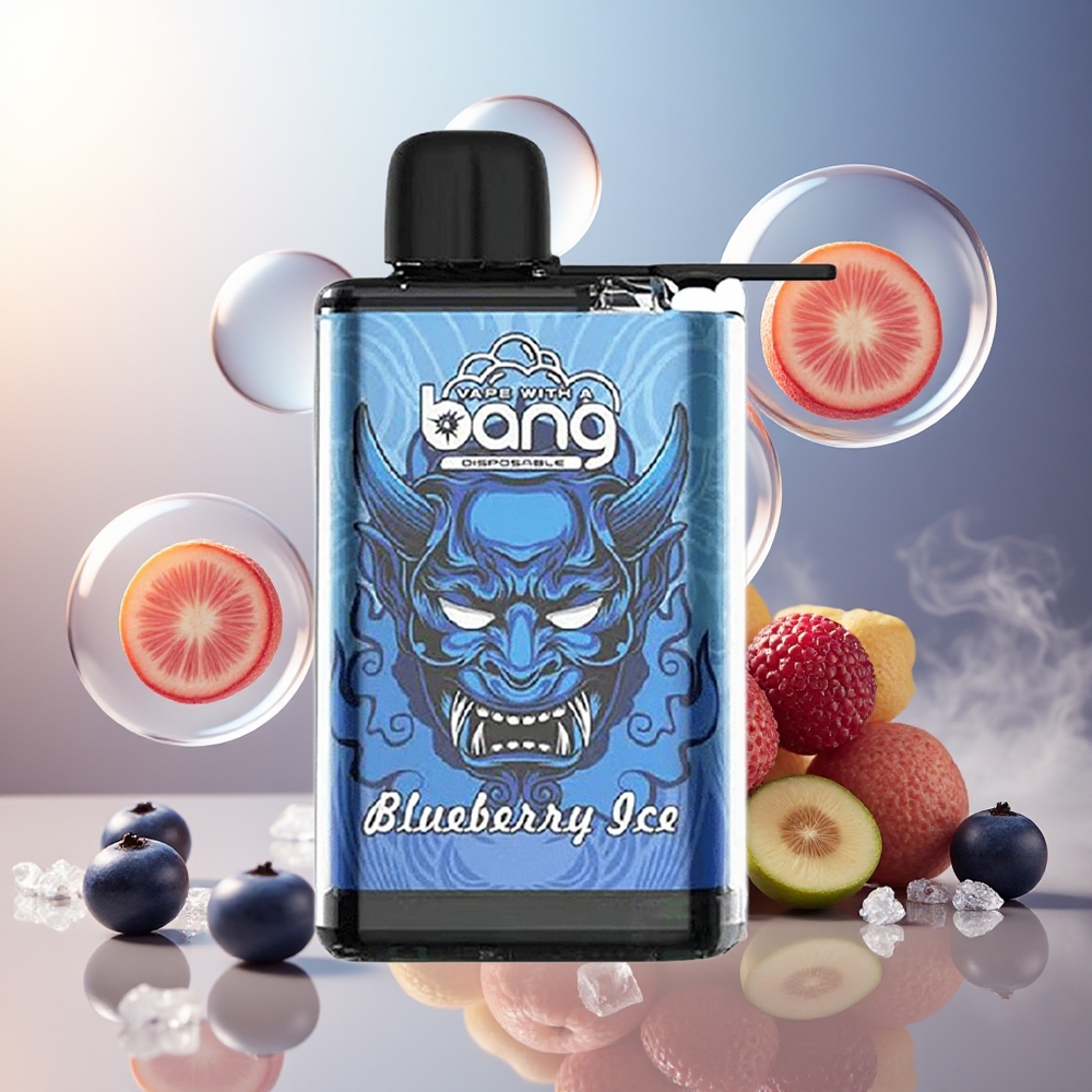Bang 28000 Puffs Norge Engros 30ml Blåbær Is 0% 2% 3% 5% Nikotin 650mAh Batteri