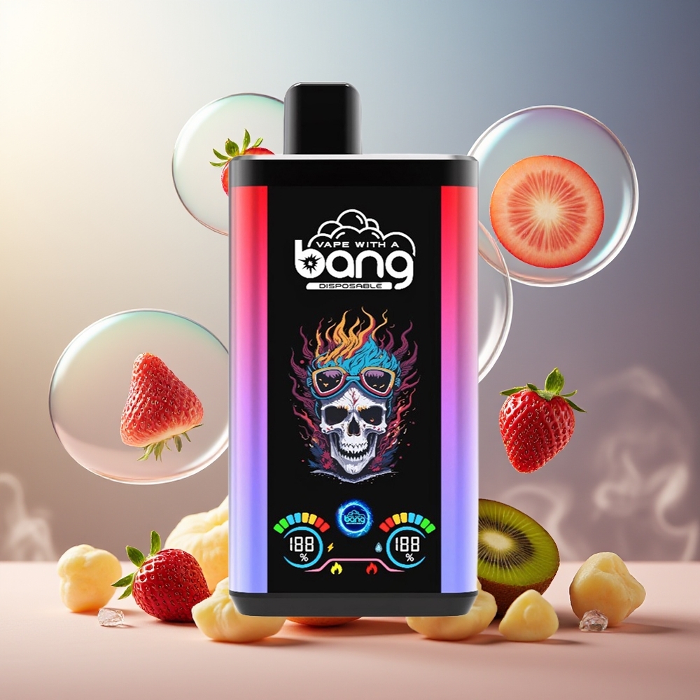 Bang 30K Pro 30000 Puffs Norge Engros Dual-Smak System Kjærlighet66 & Jordbær Kiwi