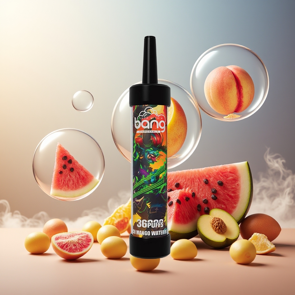 Bang 36000 Puffs Norge Engros 40ml Fersken Mango Vannmelon 650mAh 0.60 ohm