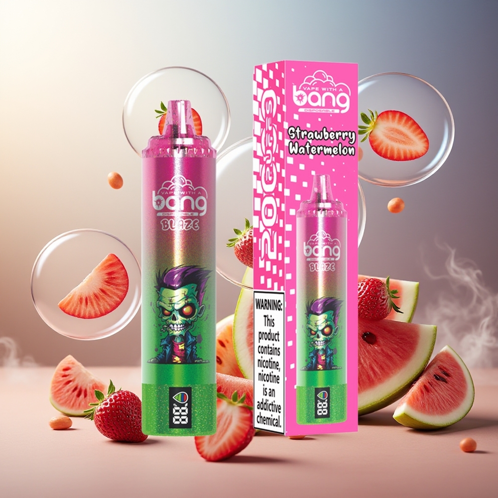 Bang Blaze Tornado 20000 Puffs Engros Norge Type-C Luftstrøm Jordbær Vannmelon 0-5% Nikotin