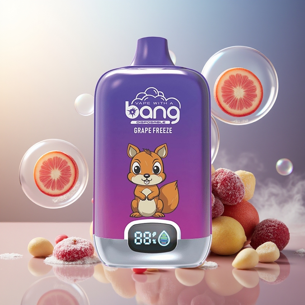 Bang Digital Box 15000 Puffs Engangs Vape Drue Frost Norge Engros 15ml Type-C 550mAh Digital Skjerm
