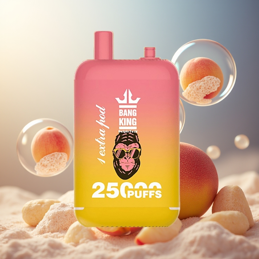 Bang King 25000 Puffs Norge Engros 46ml Dual Pod Fersken Mango