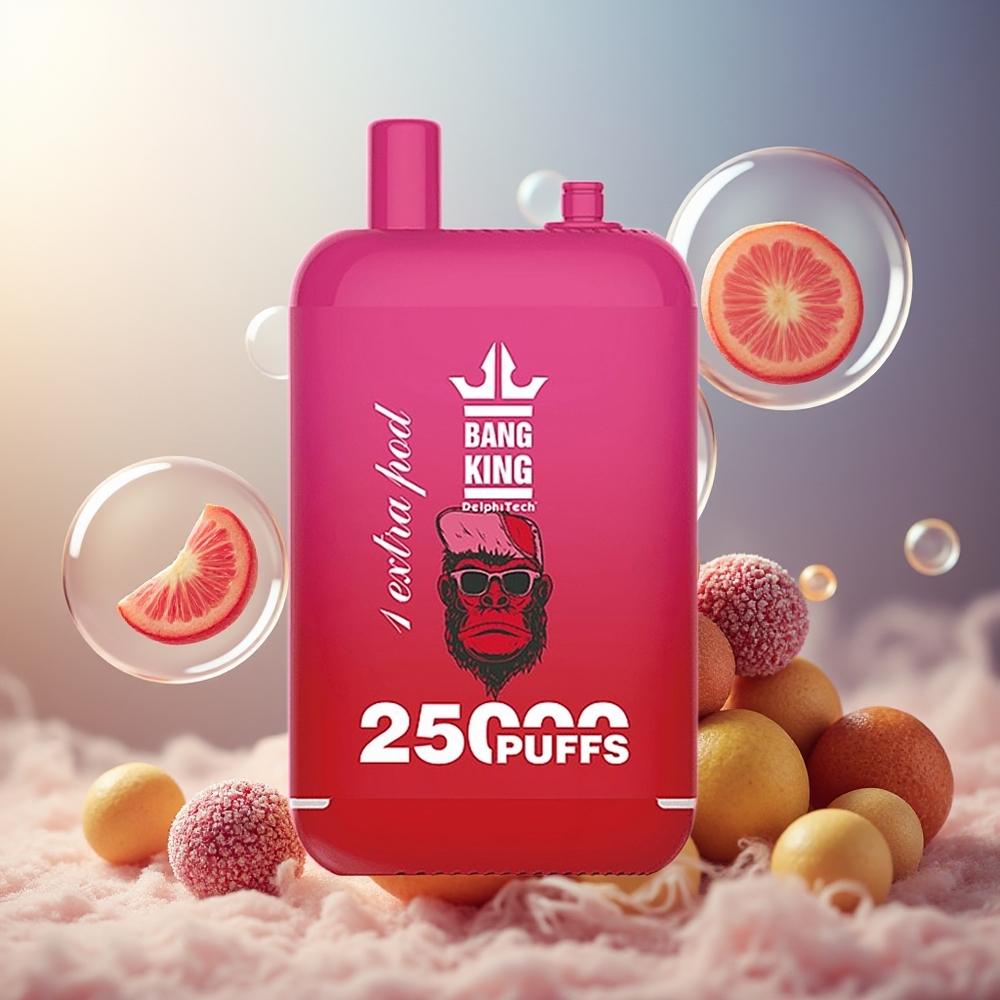 Bang King 25000 Puffs Norge Engros Dual Pod 46ml Kirsebær Bomb