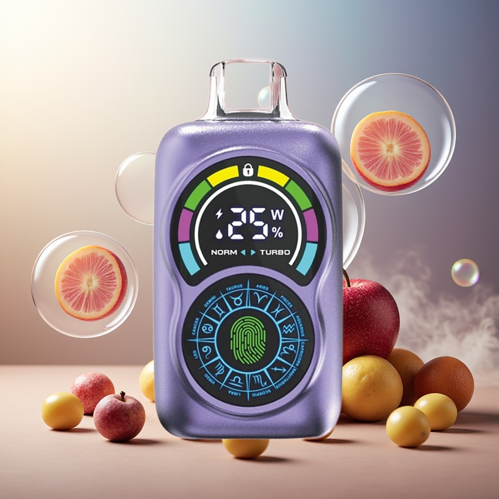 Bang King Constellation 36000 Puffs Norge Engros Eple Druer 650mAh Type-C Luftstrømsregulering