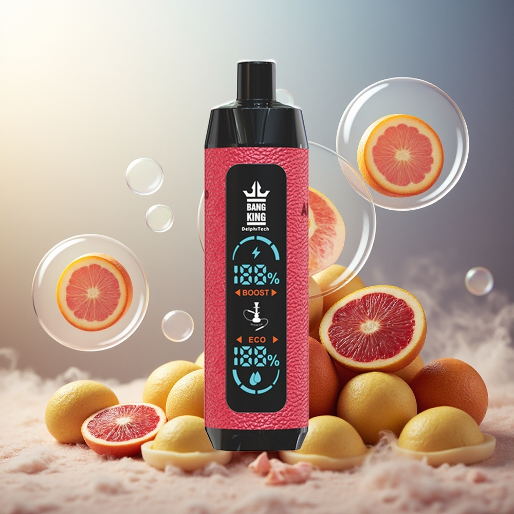 Bang King Shisha 25000 Puffs 30ml 650mAh Mesh 0.6 Ohm Type-C Norge Engros Dårlig Blod
