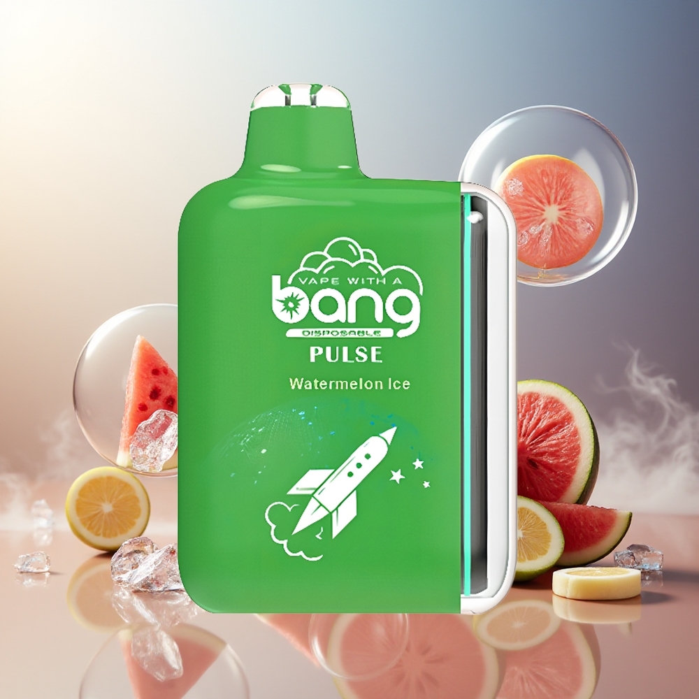 Bang Pulse 18000 Puffs Engros Norge Type-C 650mAh 26ml Vannmelon Is 0%-5% Nikotin