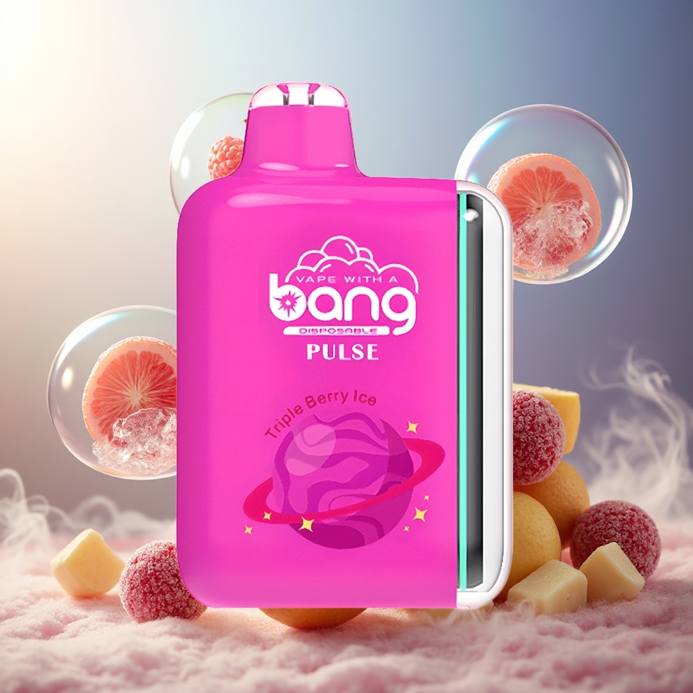 Bang Pulse 18000 Puffs Norge Engros Triple Bær Is Type-C 650mAh 26ml 1.0 ohm