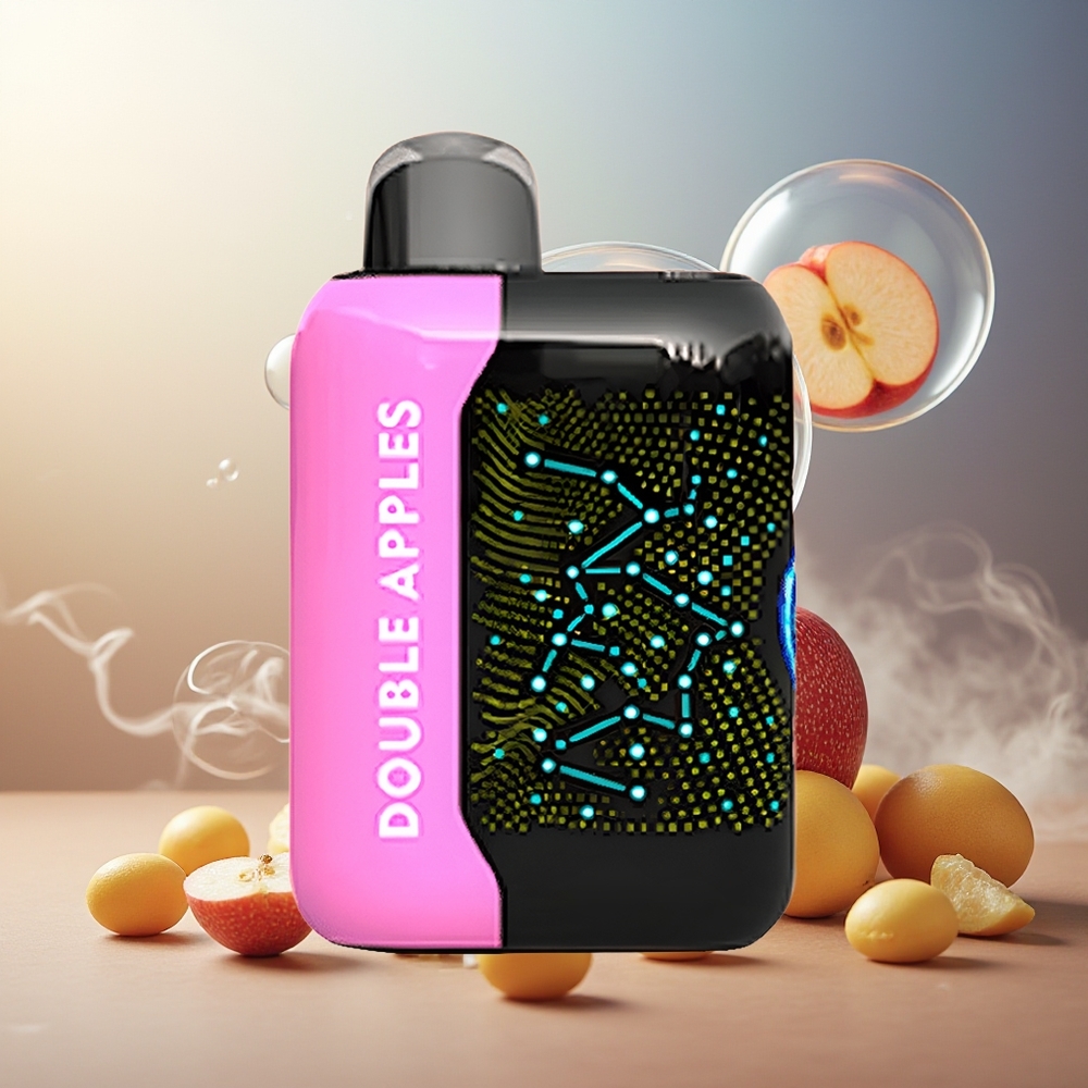 Bang Starry 25000 Puffs Norge Engros Dobbel Eple 28ml 800mAh Type-C Lading 1.0 Ohm Mesh