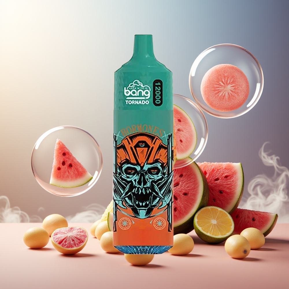 Bang Tornado 12000 Puffs 23ml 650mAh Norge Engros Vannmelon Tyggegummi