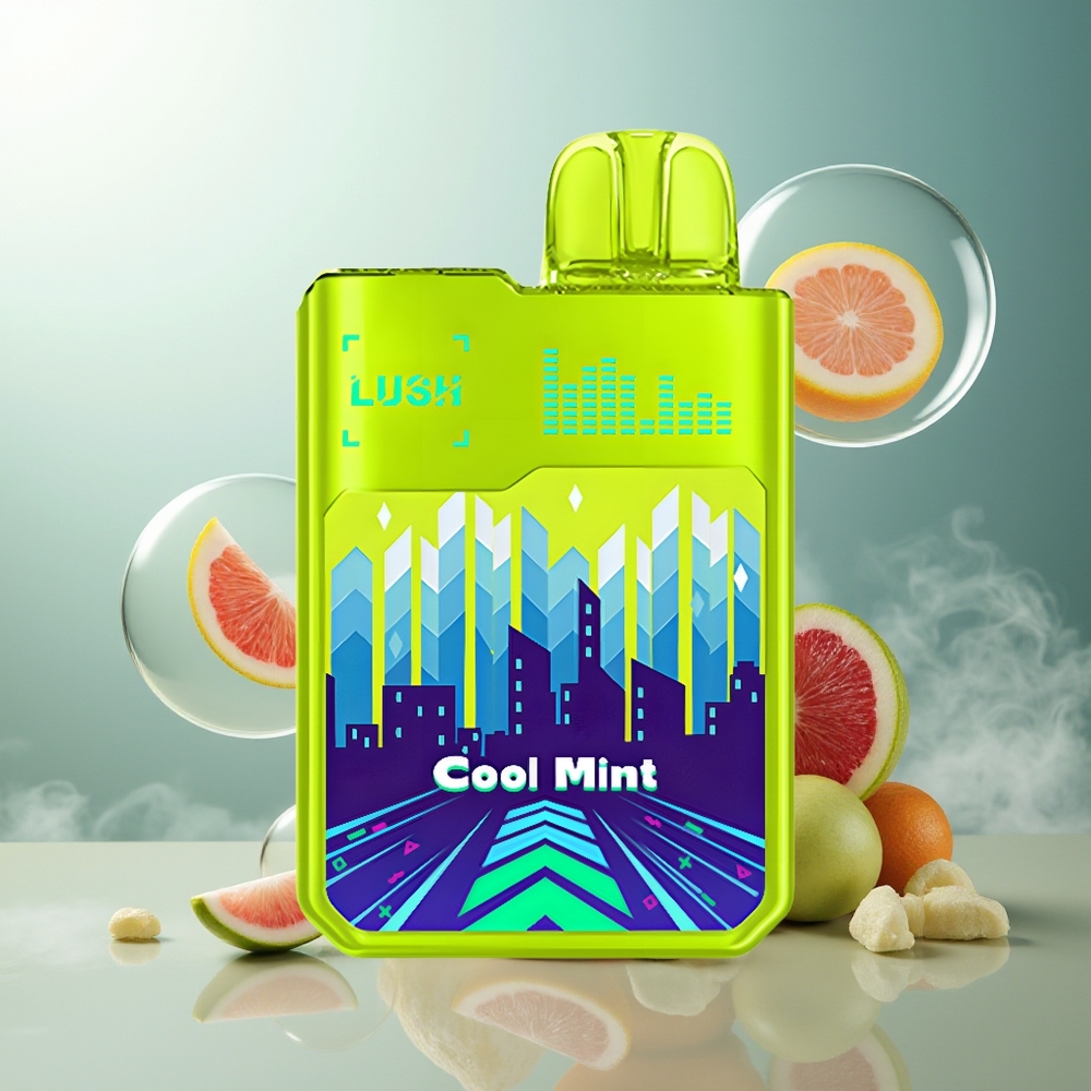 Digiflavor Geekbar LUSH 20000 Puffs Dual-Mesh Kjølig Mynte Norge Engros