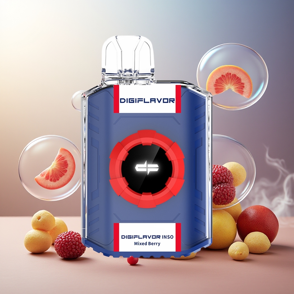 Digiflavor INSO 700 Puffs Dual-Mesh 2% Blandet Bær Norge Engros