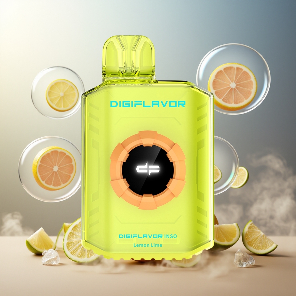 Digiflavor INSO 700 Puffs Dual-Mesh 2% Nikotin Sitron Lime Norge Engros