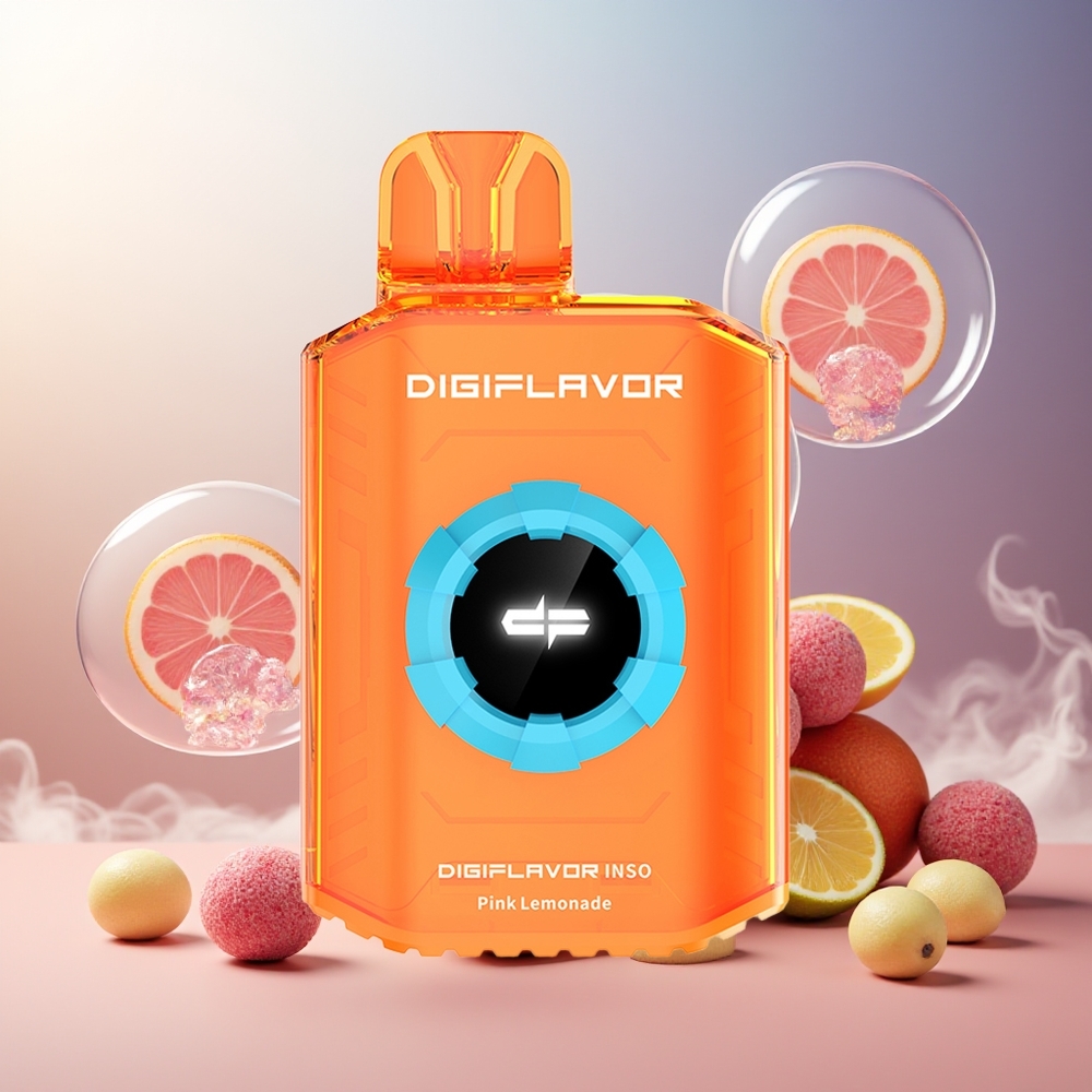 Digiflavor INSO 700 Puffs Dual-Mesh 2% Norge Engros Rosa Sitronbrus
