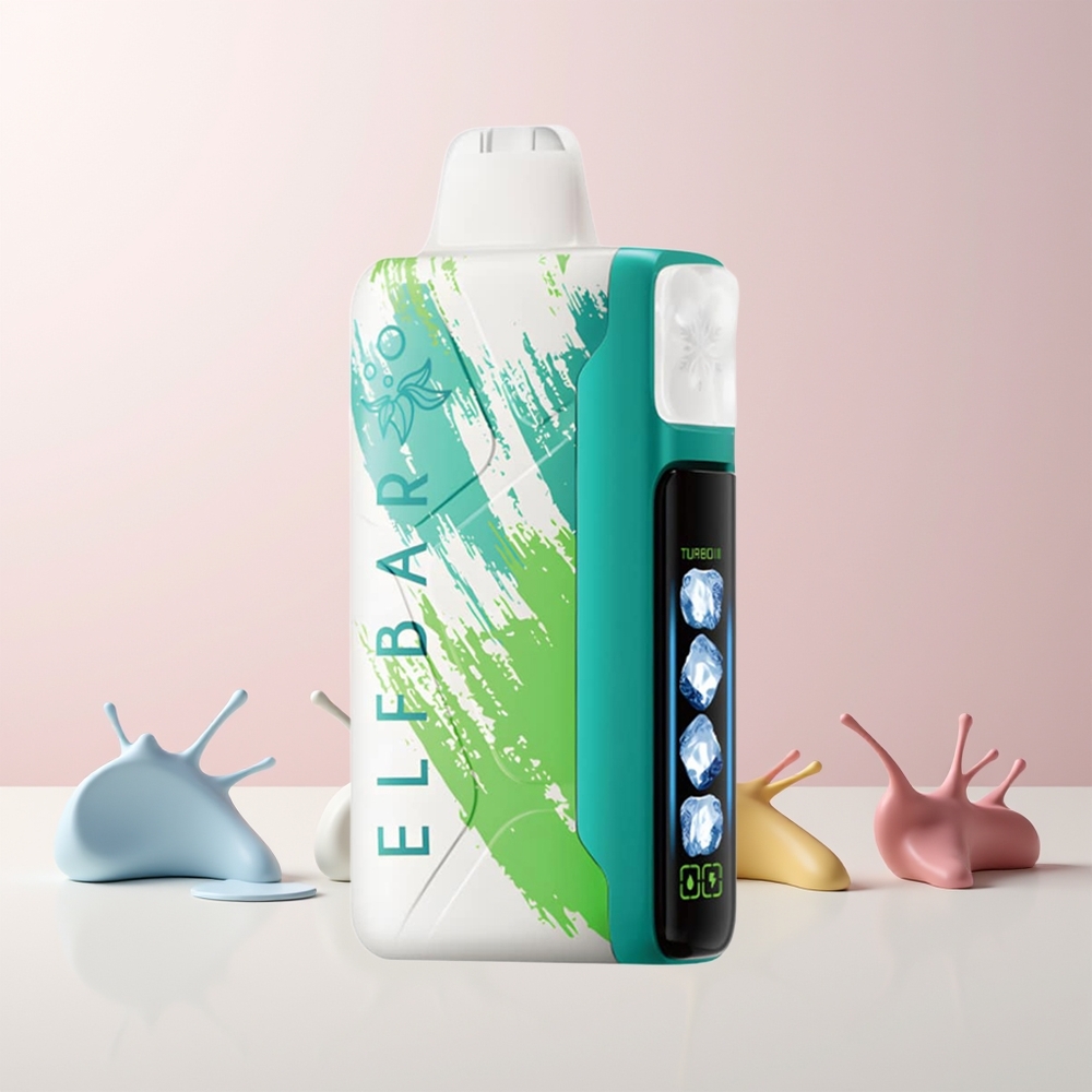 ELF BAR Ice King 40000 Puffs Norge Engros Justerbar Kjøling LCD Baja Splash