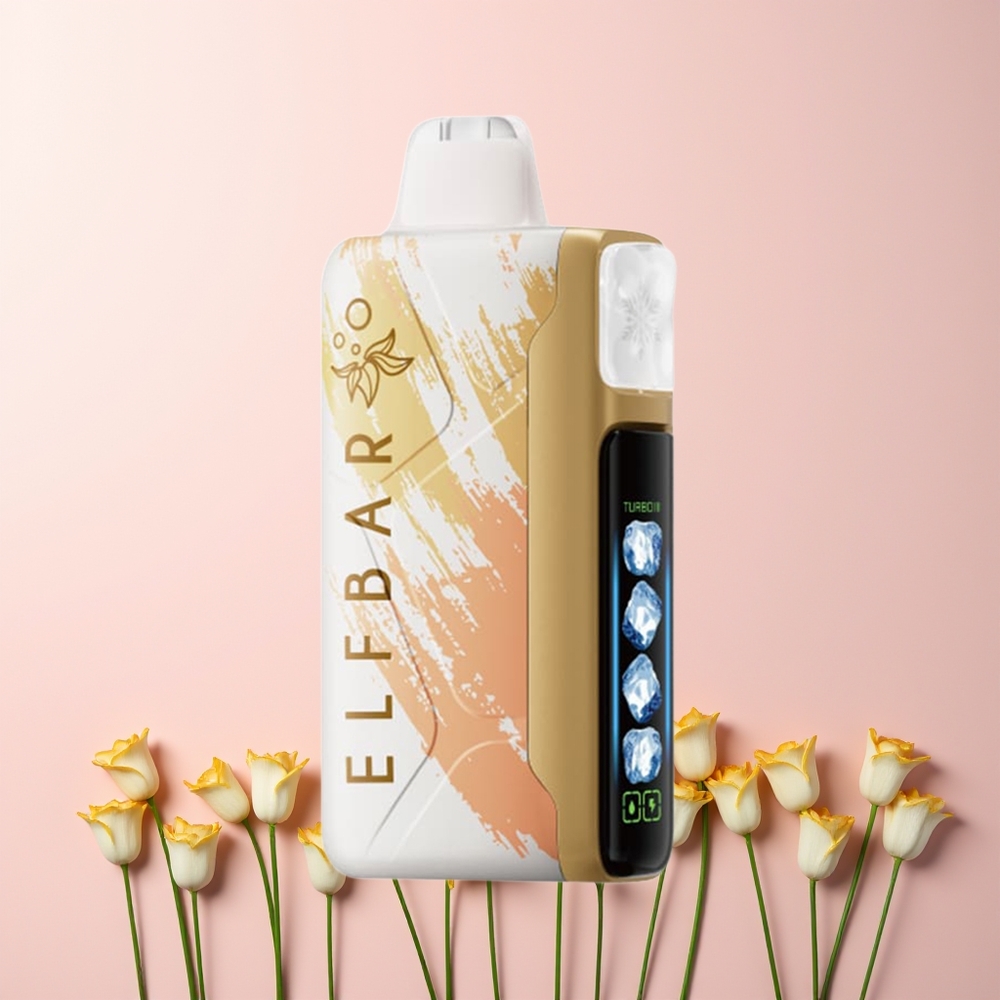 ELF BAR Ice King 40000 Puffs Norge Engros Justerbar Kjøling LCD Drage Jordbærbanan