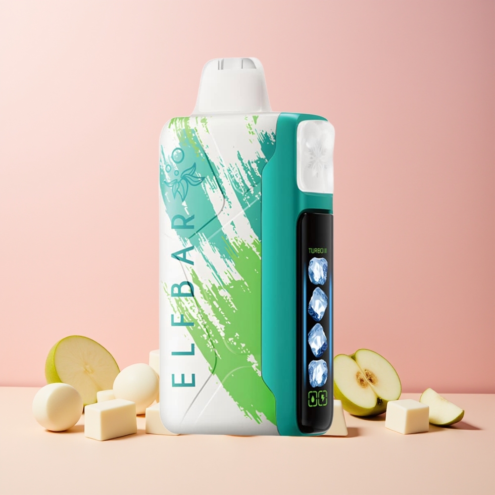 ELF BAR Ice King 40000 Puffs Norge Engros Justerbar Kjøling LCD Søt Sur Eple Is