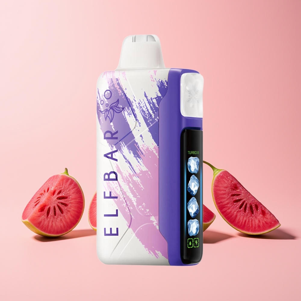 ELF BAR Ice King 40000 Puffs Norge Engros Justerbar Kjøling LCD Sur Jordbær Dragefrukt