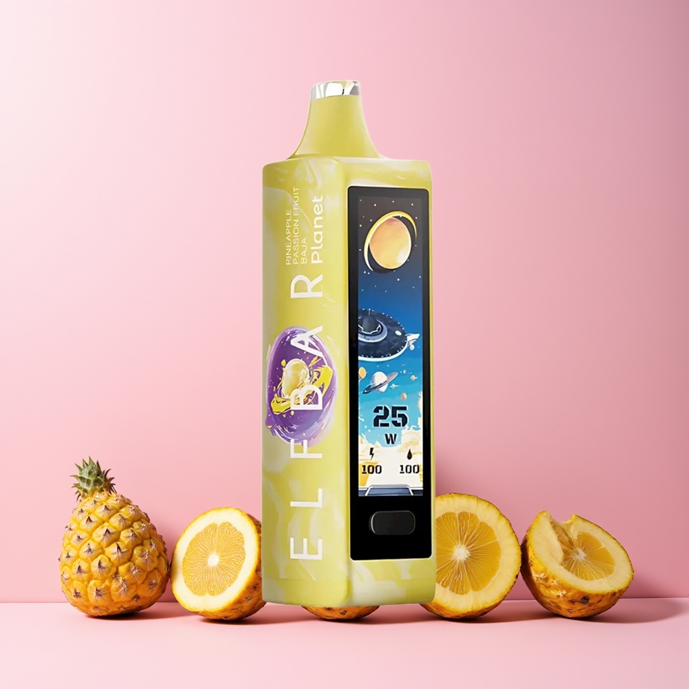 ELF BAR Planet 25000 Puffs Norge Engros Ananas Lidenskap Frukt Baja 5% 800mAh Mesh