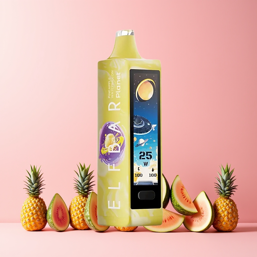 ELF BAR Planet 25000 Puffs Norge Engros Ananas Vannmelon 50mg 18ml Mesh 800mAh