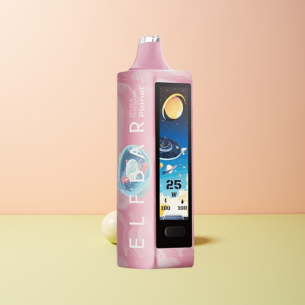 ELF BAR Planet 25000 Puffs Norge Engros Oppladbar 800mAh Mesh Dobbel Fersken Lime