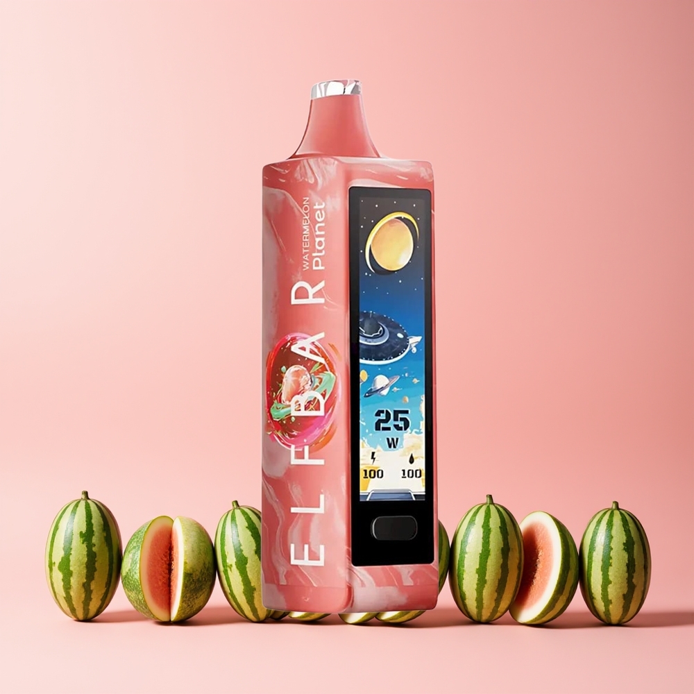 ELF BAR Planet 25000 Puffs Norge Engros Vannmelon Mesh Batteri 800mAh 18ml