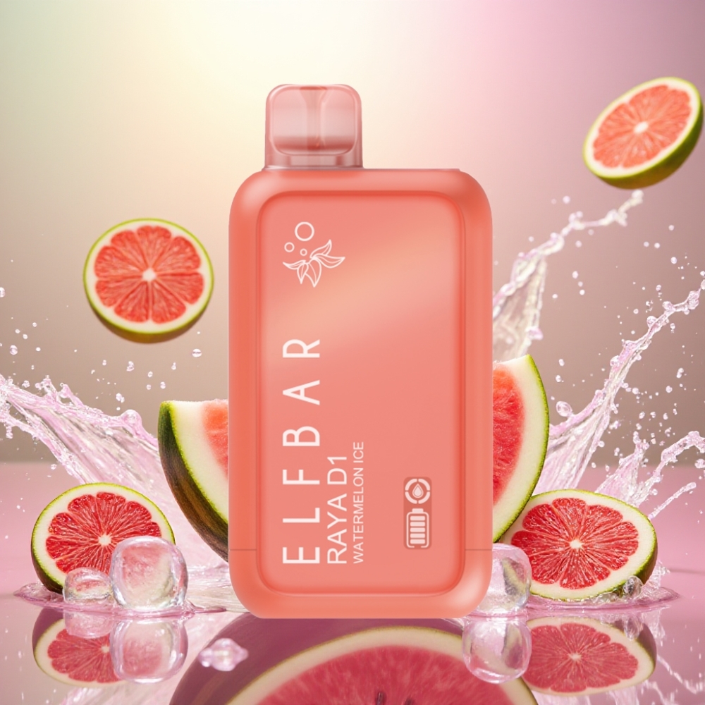Elf Bar Raya D1 13000 Puffs Engros Norge 18ml 650mAh Vannmelon Is Type-C