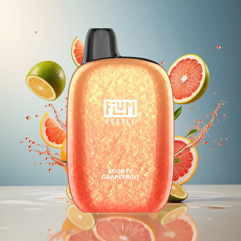 FLUM Pebble 6000 10ml 5% Mesh Type-C Norge Engros Mektig Grapefrukt